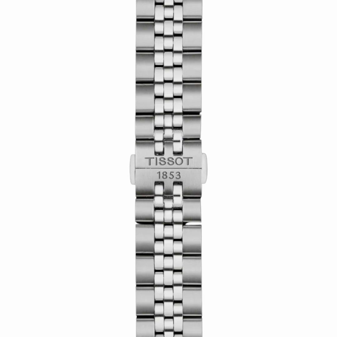    BALLADE 40mm GREEN DIAL STEEL STRAP WATCH T1564101109100