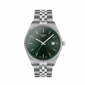    BALLADE 40mm GREEN DIAL STEEL STRAP WATCH T1564101109100 timex watches for men,timex watches for women