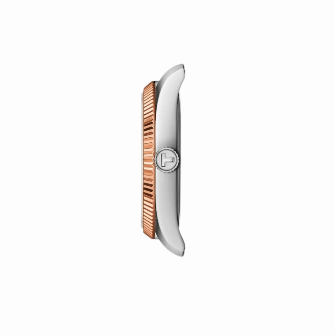    BALLADE 40mm TWO-TONE ROSE GOLD STEEL WATCH T1564102204100