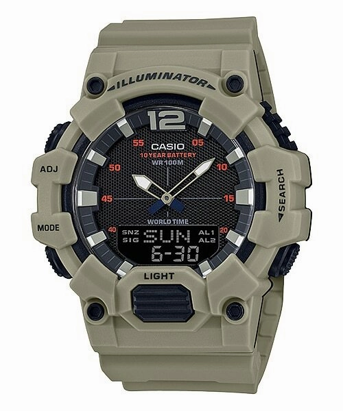    Illuminator Analog-Digital Resin Band Watch HDC700-3A3 
