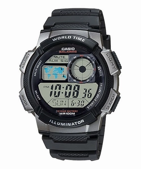    Illuminator World Time AE1000W-1B 
