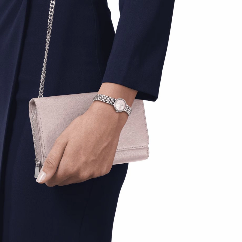   Lovely Silver Stainless Steel Strap Women Watch T1400096111600