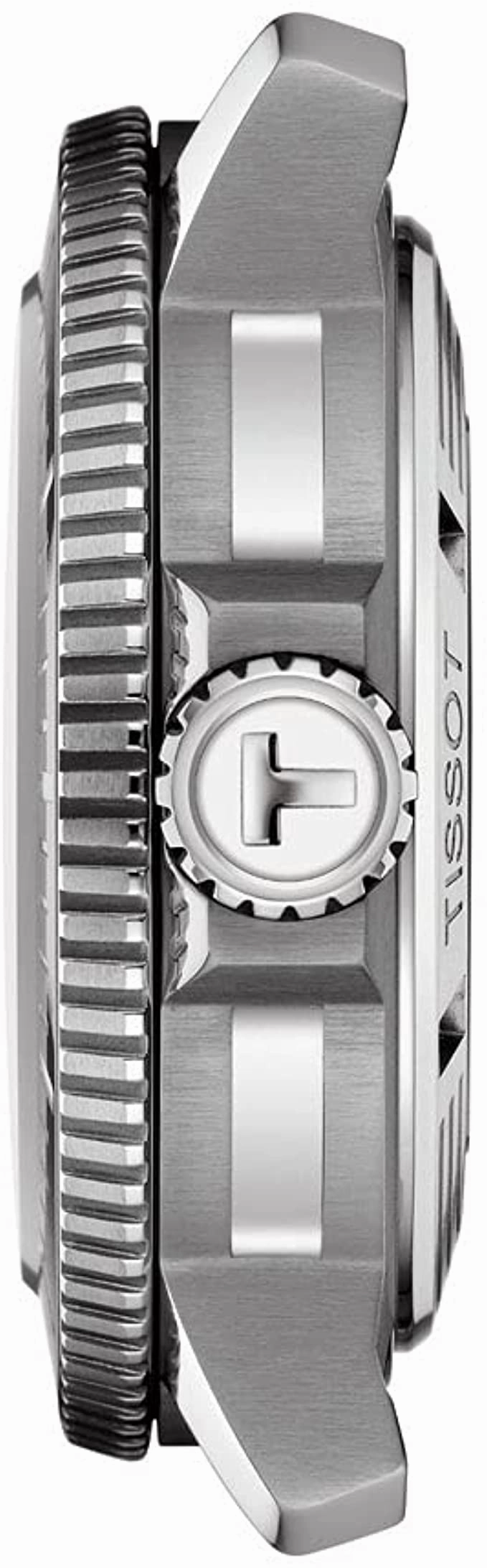    Men's Seastar 2000 Professional Swiss Automatic Diving Watch with Stainless Steel Strap, Grey, 22 (Model: T1206071104100)