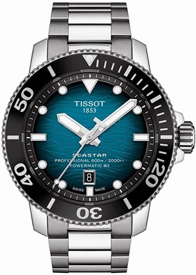    Men's Seastar 2000 Professional Swiss Automatic Diving Watch with Stainless Steel Strap, Grey, 22 (Model: T1206071104100)    affordable watches    limited edition watches luxury watches