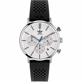    Men's Watch - Originals Chronograph White Dial Black Rubber Strap | AOSY22014 