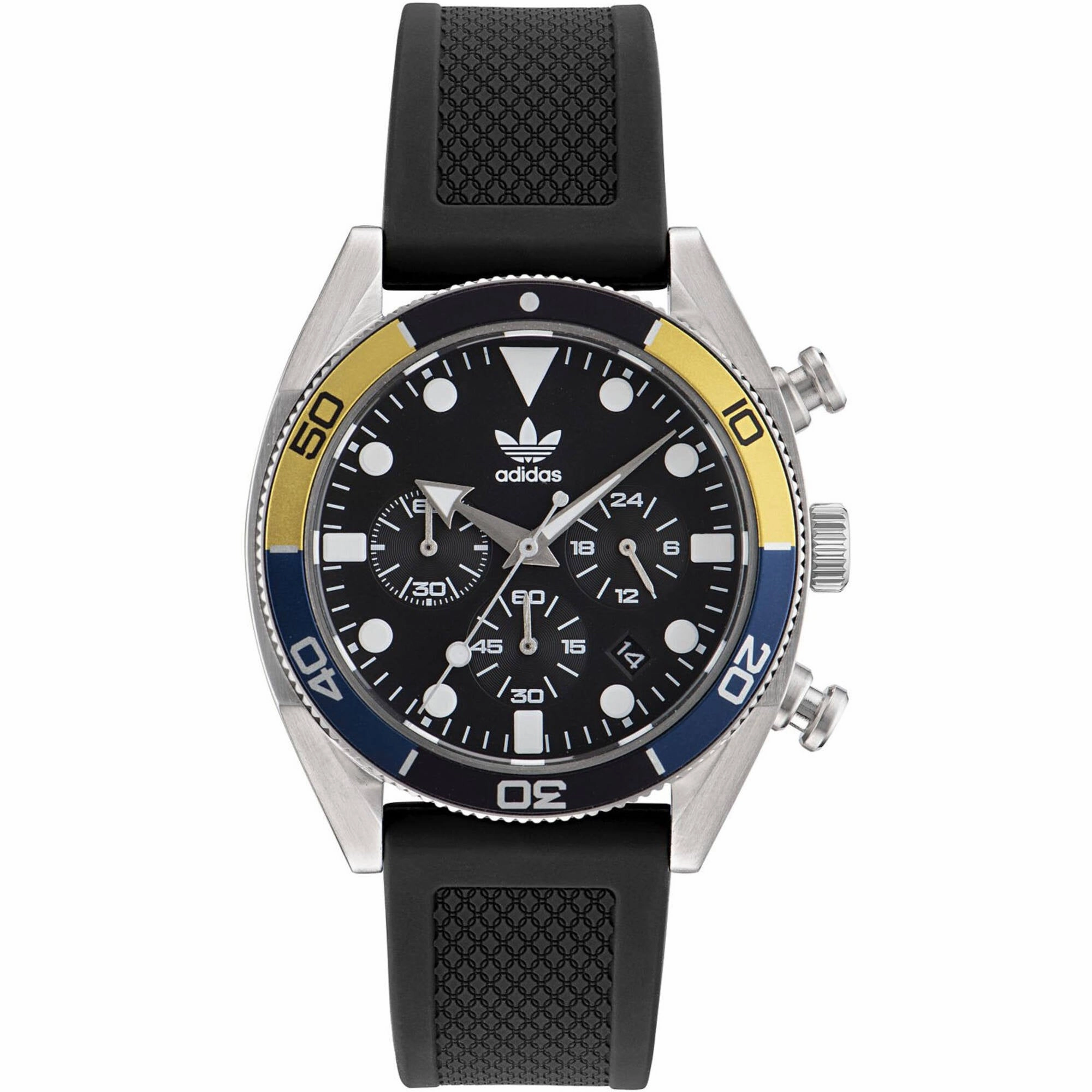    Men's Watch - Originals Chronometer Black Silicone Rubber Strap | AOFH23003 men's watches best men's watches under $500 affordable men's watches men watches classic