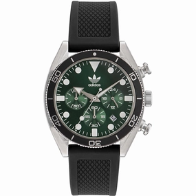    Men's Watch - Originals Chronometer Green Dial Black Rubber Strap | AOFH23005 