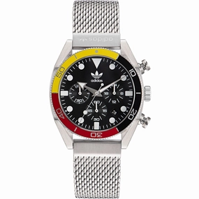    Men's Watch - Originals Quartz Black Dial Silver Steel Bracelet | AOFH22501 