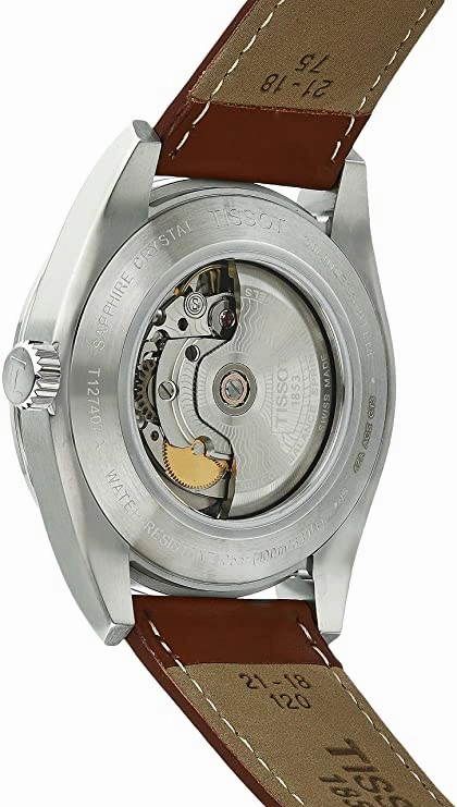    mens Gentleman Stainless Steel Dress Watch Brown T1274071604100