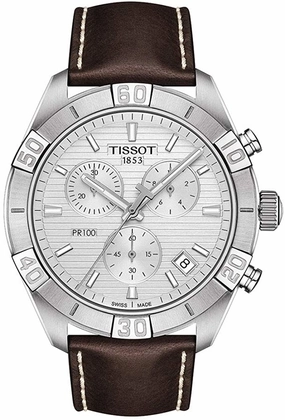    mens PR 100 Chrono Classic Stainless Steel Dress Watch Brown T1016171603100    affordable watches    limited edition watches luxury watches