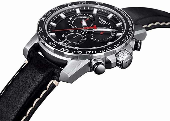    mens Supersport Stainless Steel Casual Watch Black T1256171605100