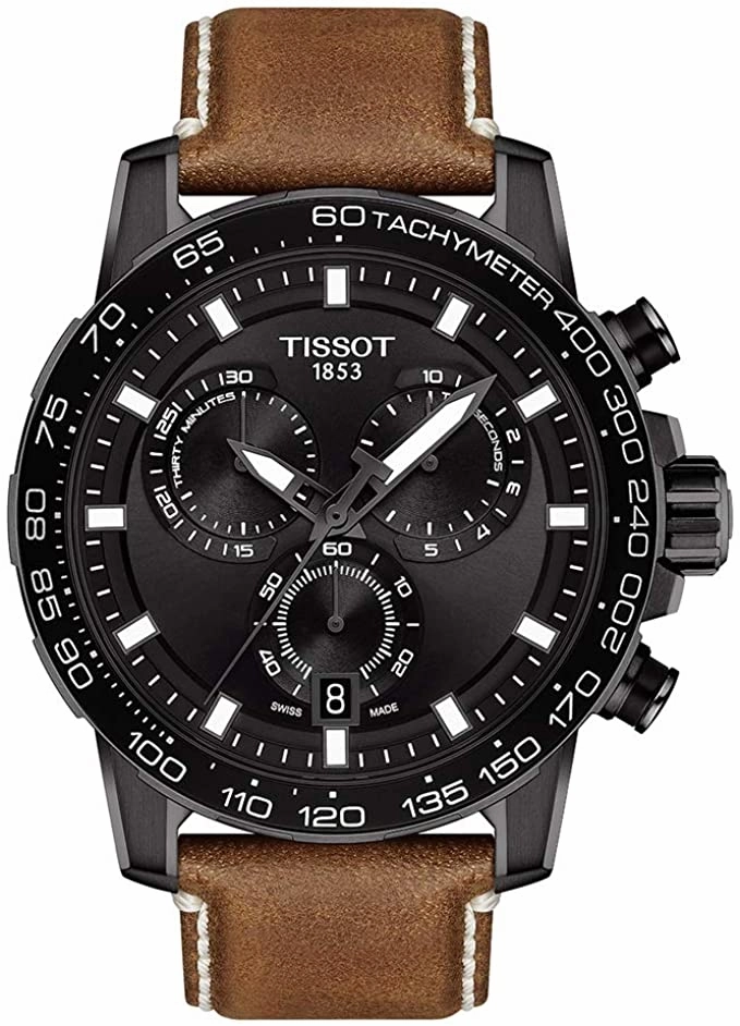    mens Supersport Stainless Steel Sport Watch Brown T1256173605101    affordable watches    limited edition watches luxury watches