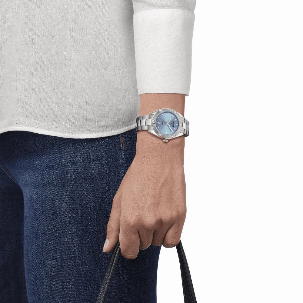    PR 100 T1019101135100 STAINLESS STEEL WOMEN SPORT WATCH