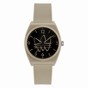    Project Two 38 Black Dial Watch AOST22565 