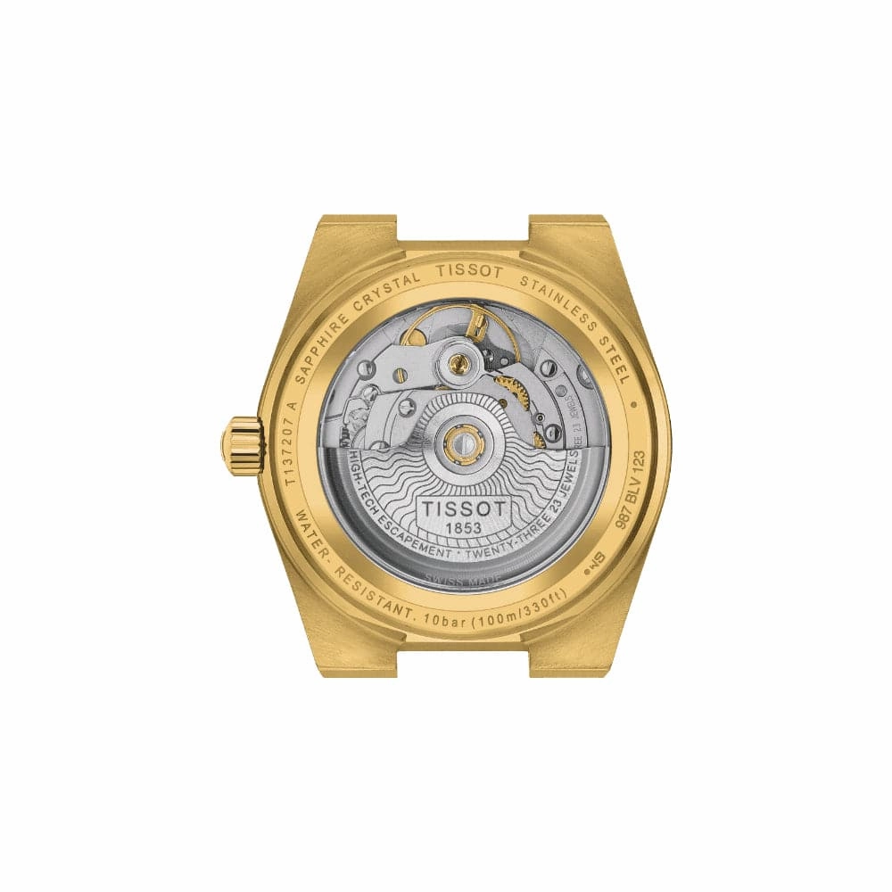    PRX Gold Dial Stainless Steel Strap Unisex Watch T1372073302100