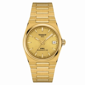    PRX Gold Dial Stainless Steel Strap Unisex Watch T1372073302100 timex watches for men,timex watches for women