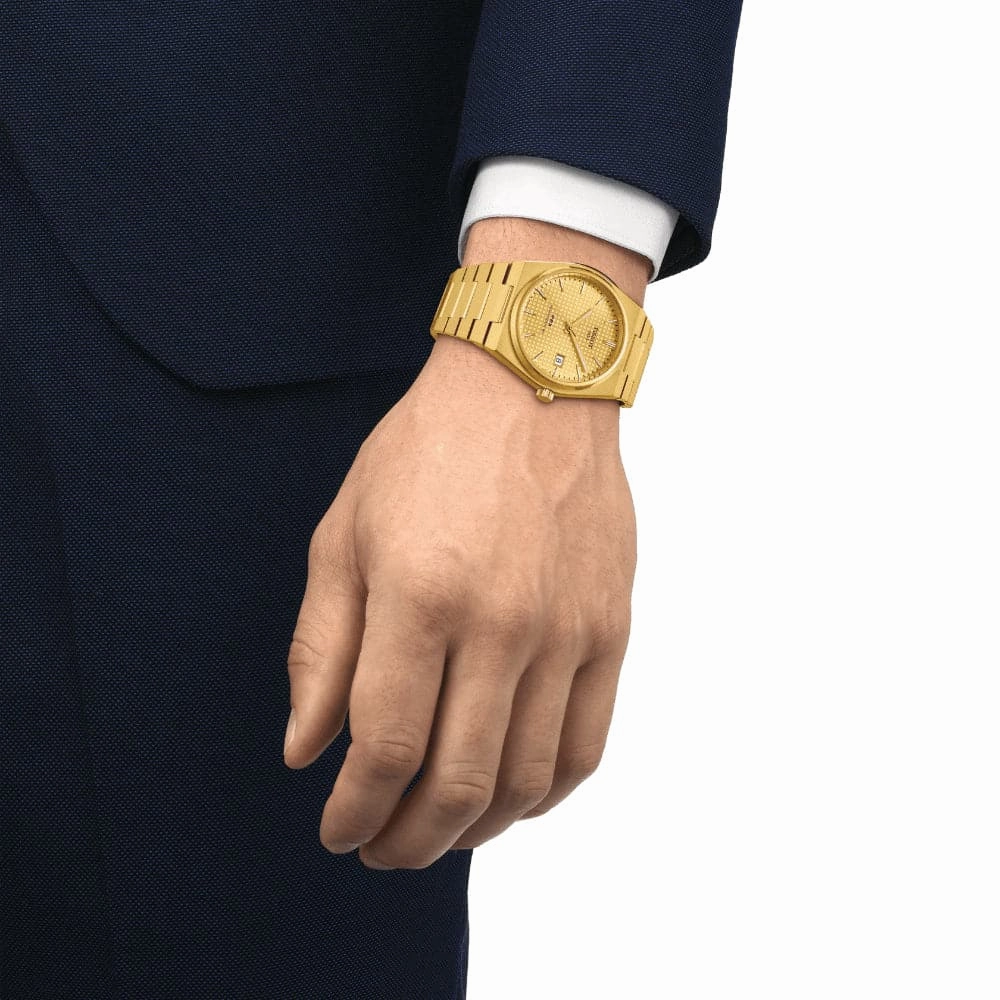    PRX Powermatic Gold Stainless Steel Strap Men Watch T1374073302100