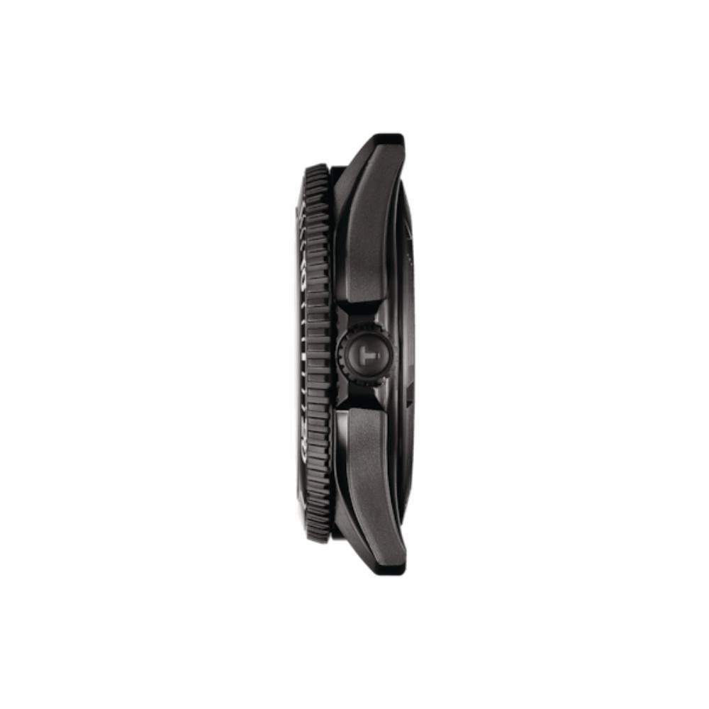    Seastar 1000 Powermatic 80 Black Stainless Steel Unisex Watch T1208073305100