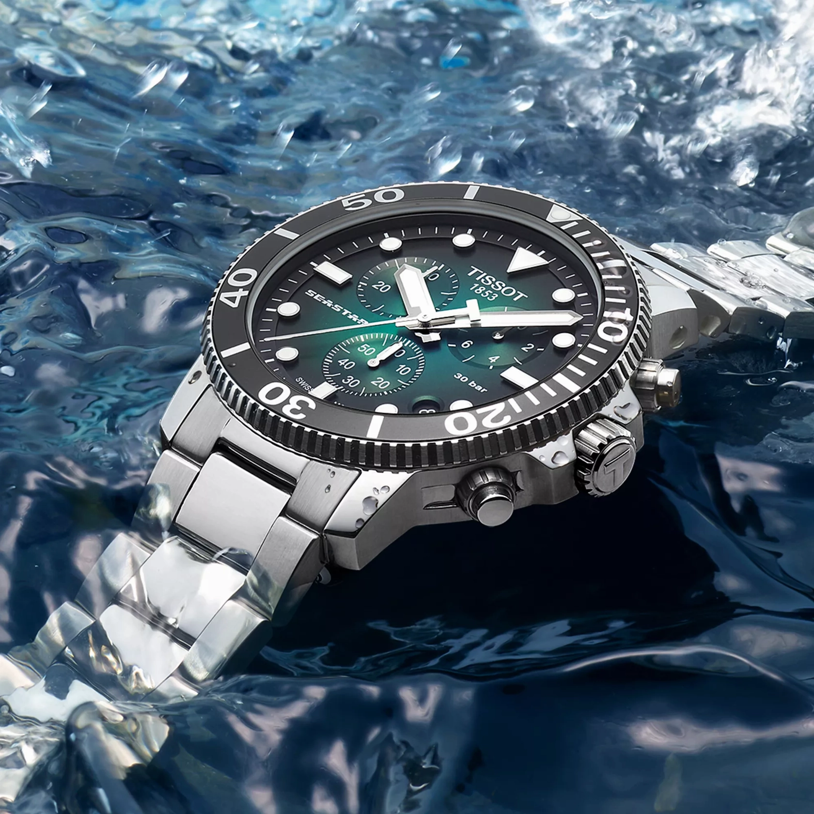    Seastar 1000 Quartz Chronograph T1204171109101