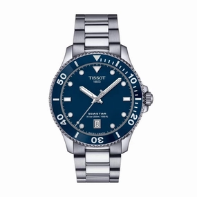    Seastar Silver Tone Stainless Steel Men's Watch T1204101104100 timex watches for men,timex watches for women