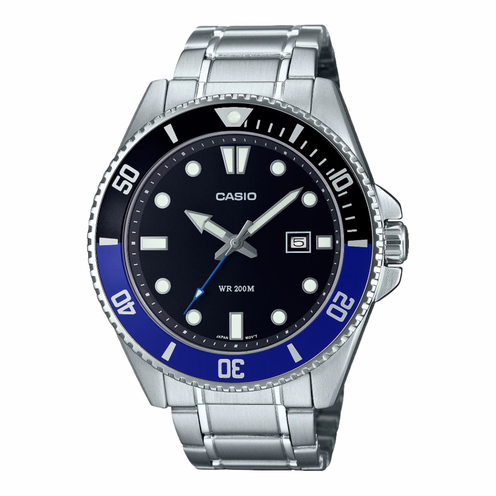    Standard Black Dial Stainless Steel Watch MDV107D-1A2 