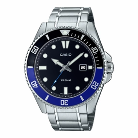    Standard Black Dial Stainless Steel Watch MDV107D-1A2 