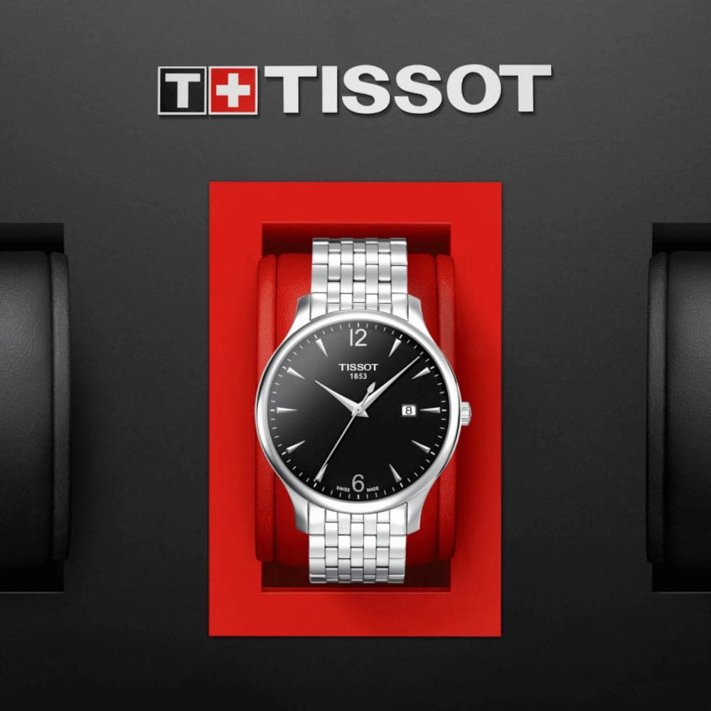   T0064072203601 LOCLE POWERMATIC 80 TWO-TONE DIAMOND MARKERS MEN WATCH