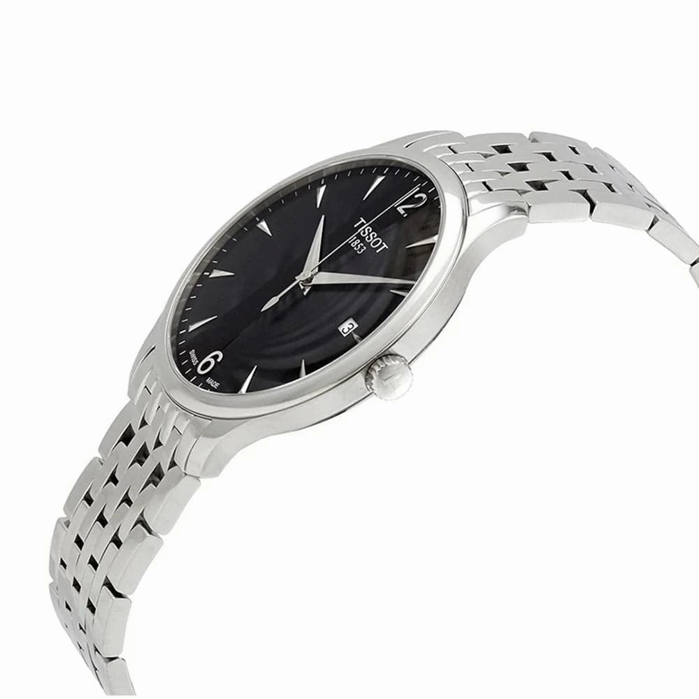    T0064072203601 LOCLE POWERMATIC 80 TWO-TONE DIAMOND MARKERS MEN WATCH