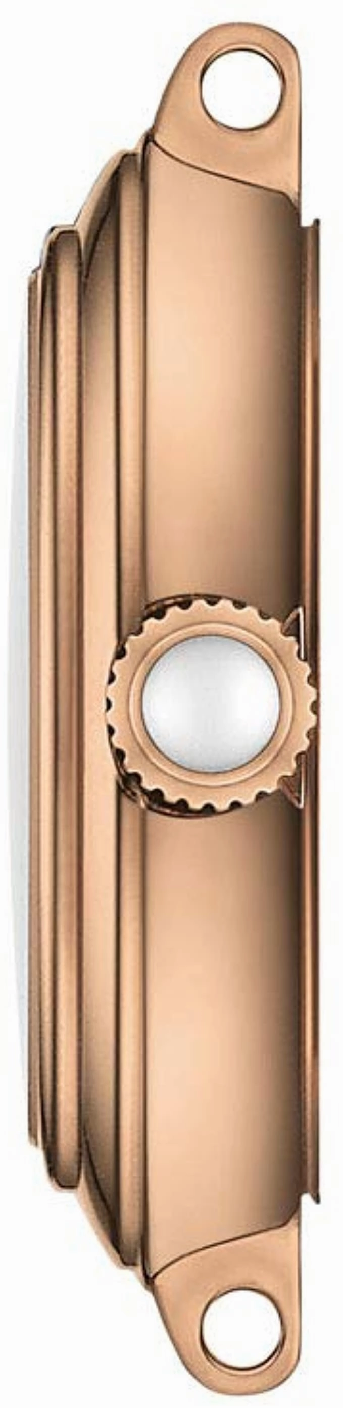    womens Bellissima 316L stainless steel case with rose gold PVD coating Dress Watch Brown T1260103601300