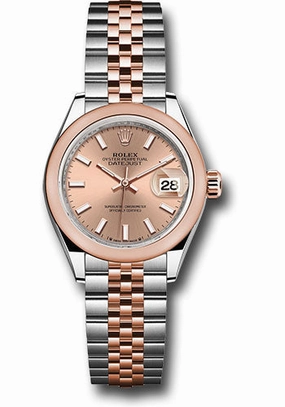   x Everose   sor Lady-Datejust Watch - Domed Bezel - Ros Index Dial - Jubilee Bracelet - 279161 rsij Datejust watch for sale   x Datejust watch