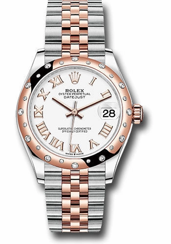   x Steel and Everose Gold Datejust 31 Watch - 24 Diamond Bezel - Ros Index Dial - Jubilee Bracelet 278341RBR wrj Datejust watch for sale   x Datejust watch
