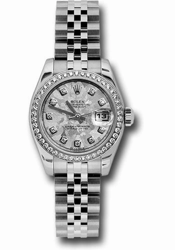   x Steel and White Gold Lady Datejust 26 Watch - 46 Diamond Bezel - White Gold Crystal Diamond Dial - Jubilee Bracelet - 179384 gcdj Datejust watch for sale   x Datejust watch
