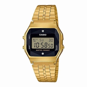 A159WGED-1DF Gold Stainless Steel Watch for Unisex Affordable casual watches Sporty casual watches Affordable luxury casual watches