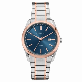 Accurist Solar Stainless Steel Mens Watch 7416,seiko watches,mens watches,couple watches,watches designer,watches discount,best watches for men