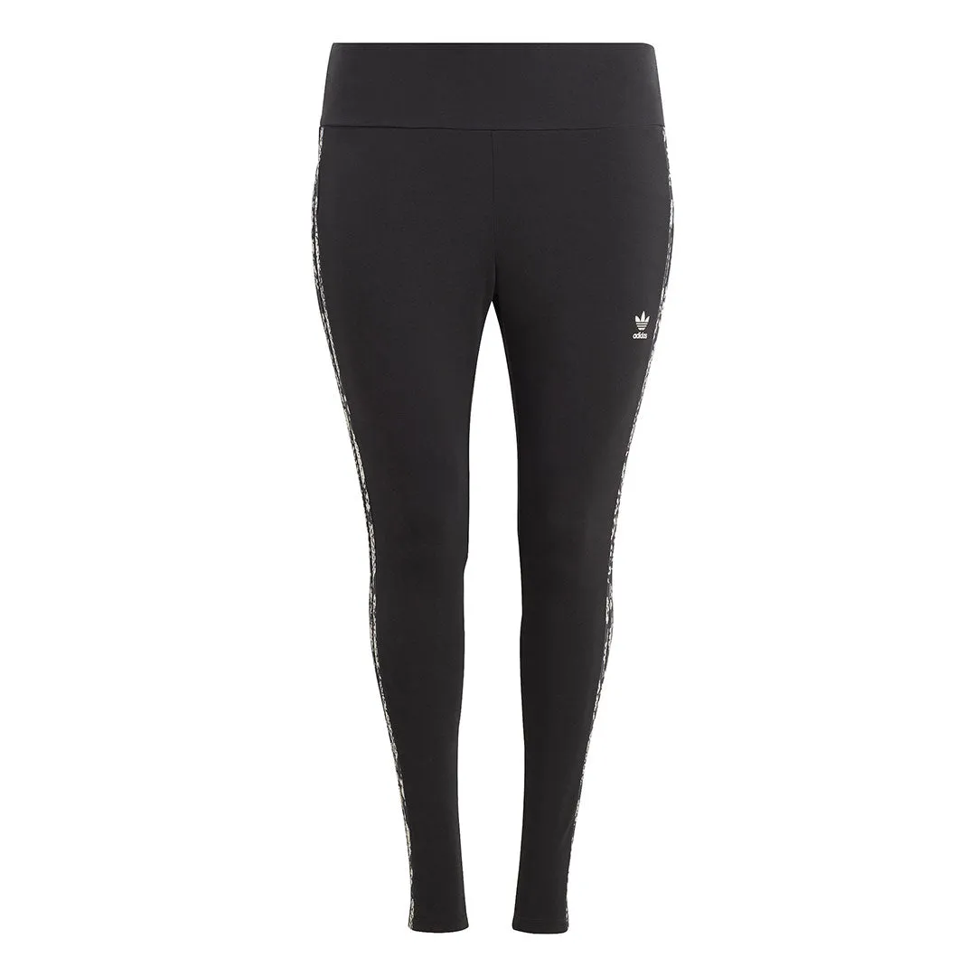 adidas - Women's 3-Stripes Print Leggings (Plus Size) (IB8795)
