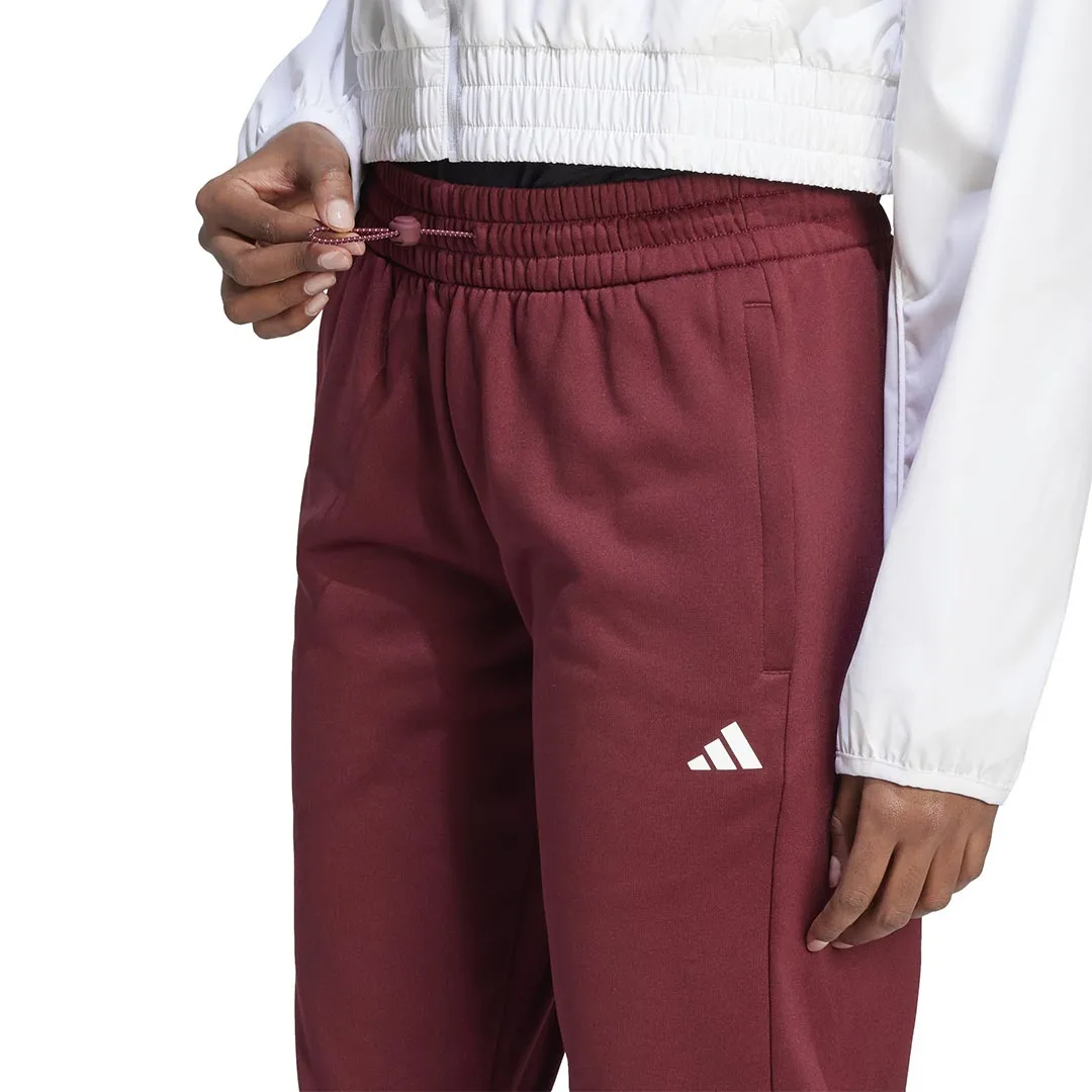 adidas - Women's AEROREADY Game & Go Tapered Fleece Pant (HY3226)