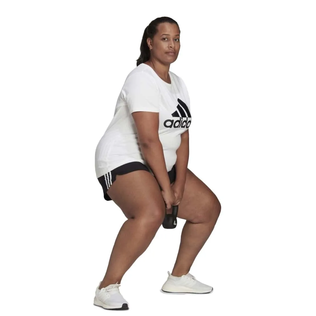adidas - Women's Pacer 3-Stripes Woven Shorts (Plus Size) (H59079)