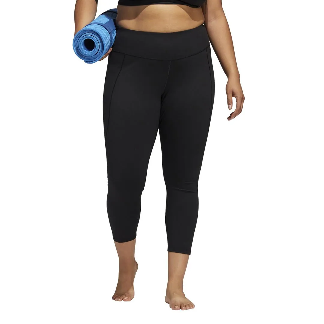 adidas - Women's Yoga Studio 7/8 Leggings (Plus Size) (H64222)