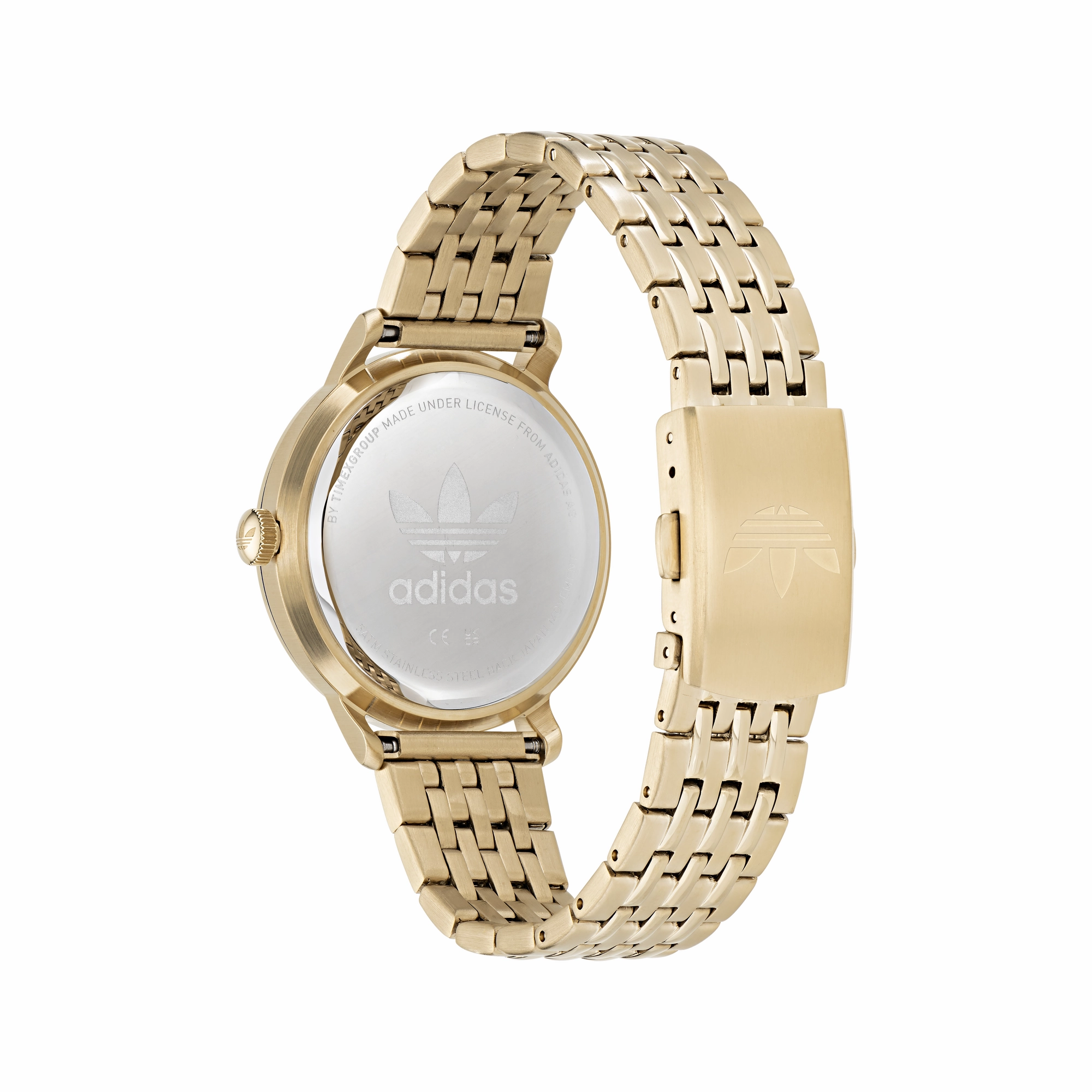 Adidas Code One 38mm Gold Dial Watch AOSY22024