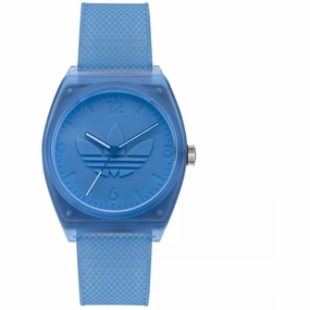 Adidas Men's Watch - Originals Quartz Resin Case Blue Dial Rubber Strap | AOST22031 Luxury Quartz Watch Quartz Watch Sale