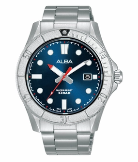 Alba Active Sports Stainless Steel Mens Watch AS9Q01X 