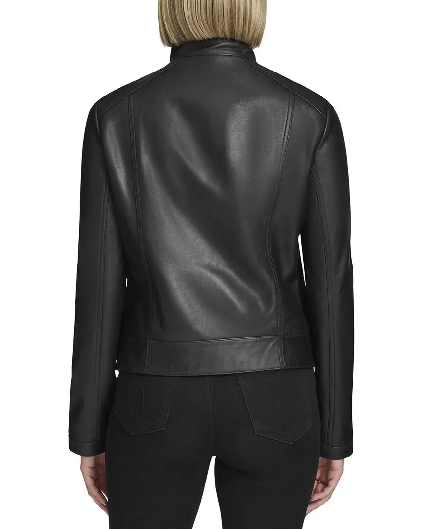 Andrew Marc Rowan Leather Coat