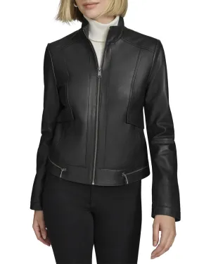 Andrew Marc Rowan Leather Coat