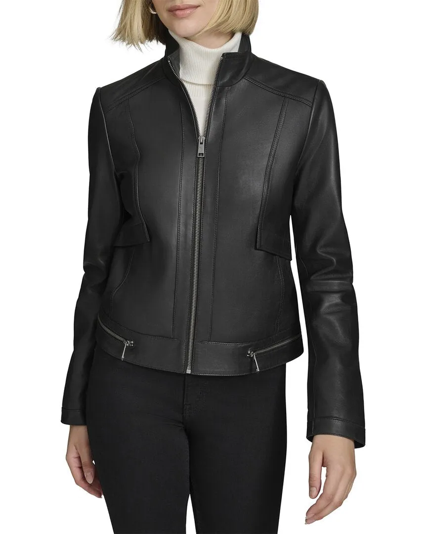 Andrew Marc Rowan Leather Coat