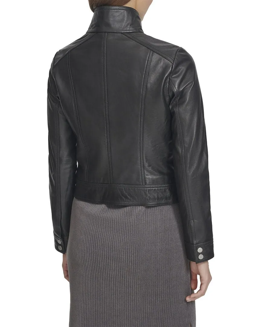 Andrew Marc Vicki Leather Coat