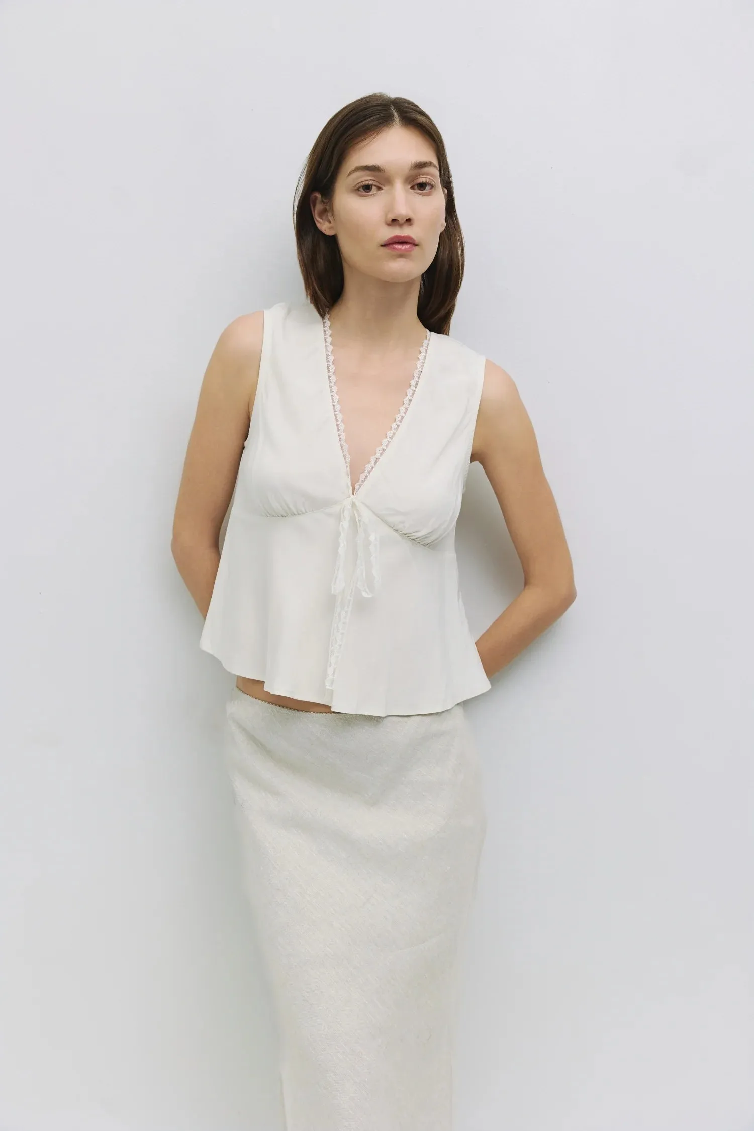 Arielle Lace Detail Top