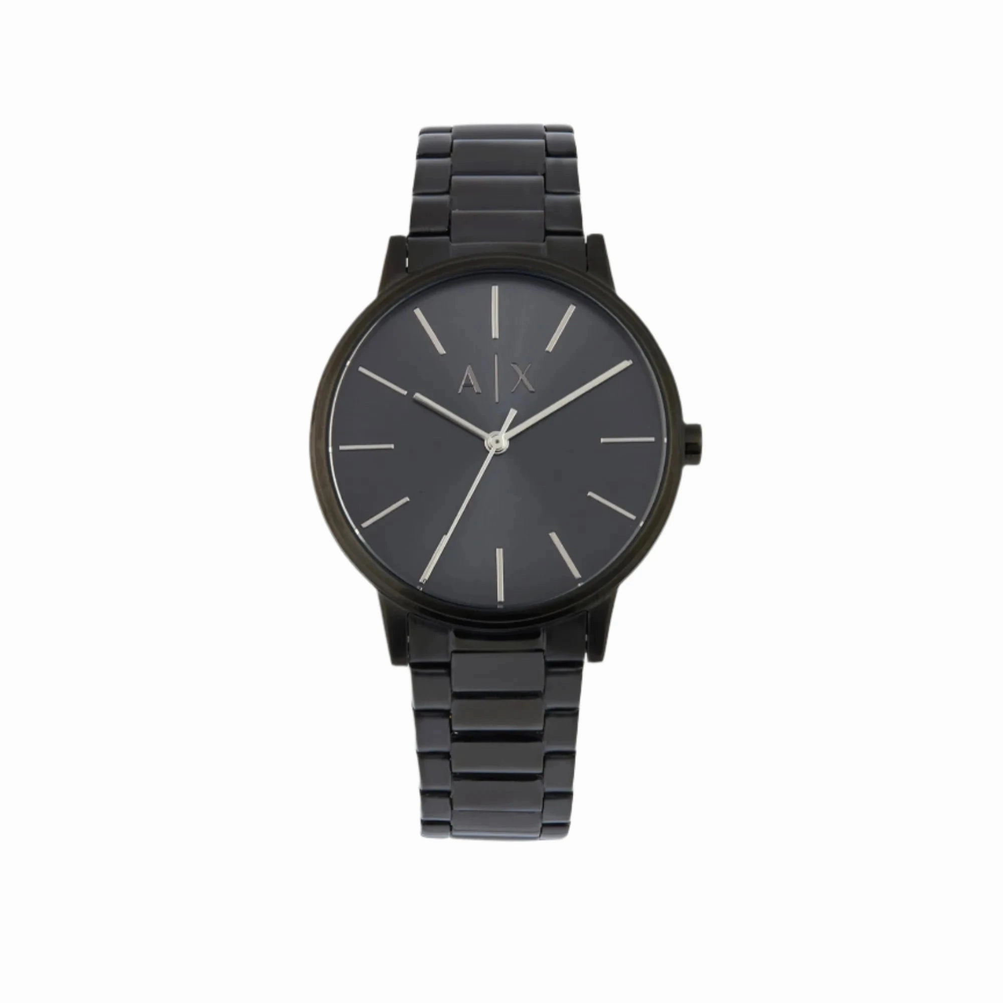 Armani Cayde Elegant Black Steel Band Timepiece AX2701,quartz watch, quartz watches for men, quartz watches for women, best quartz watch, minimalist quartz watch, luxury quartz watch, waterproof quartz watch,analog quartz watch, digital quartz watch,afford