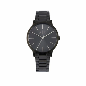 Armani Cayde Elegant Black Steel Band Timepiece AX2701,quartz watch, quartz watches for men, quartz watches for women, best quartz watch, minimalist quartz watch, luxury quartz watch, waterproof quartz watch,analog quartz watch, digital quartz watch,afford
