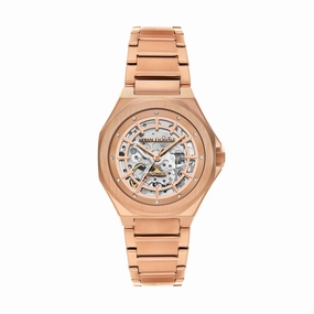 Armani Exchange Automatic Rose Gold Dial Stainless Steel Watch AX4619 