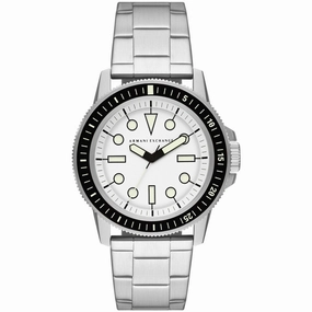 Armani Exchange Men's Watch - Classic Quartz Silver Tone Steel Bracelet | AX1853 men's watches best men's watches under $500 affordable men's watches men watches classic